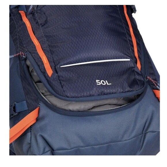 Slumberjack Trail Ridge 50 Liter Backpacking Backpack, Blue (Back Pack) - Picture 9 of 16